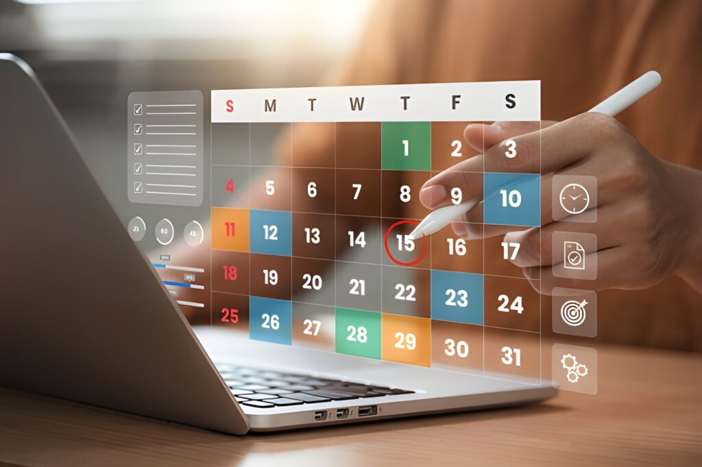 Cómo crear un scheduler radial sin software comercial