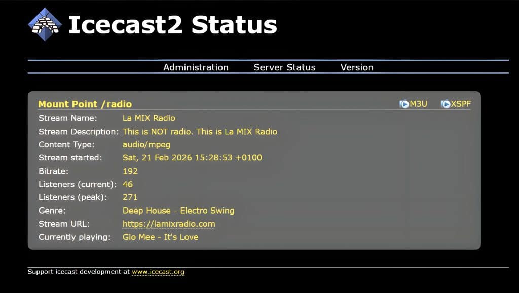 Gestión avanzada de oyentes simultáneos en icecast