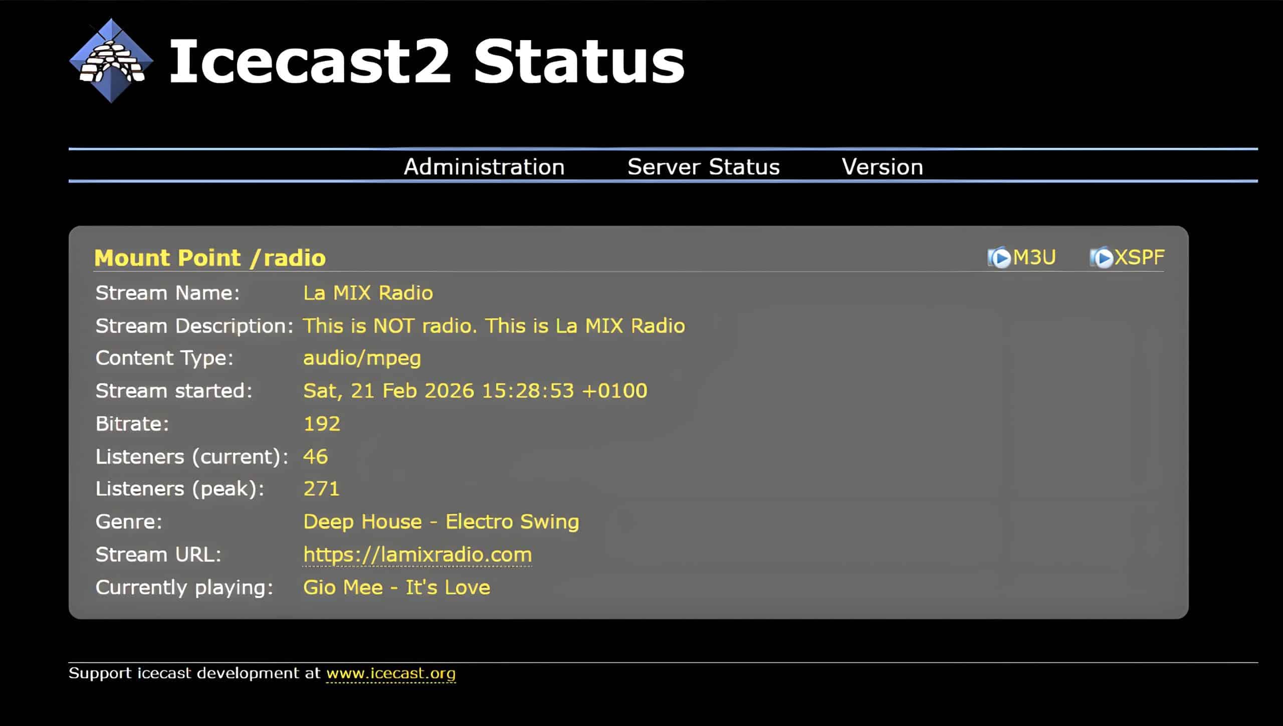 Gestión avanzada de oyentes simultáneos en icecast