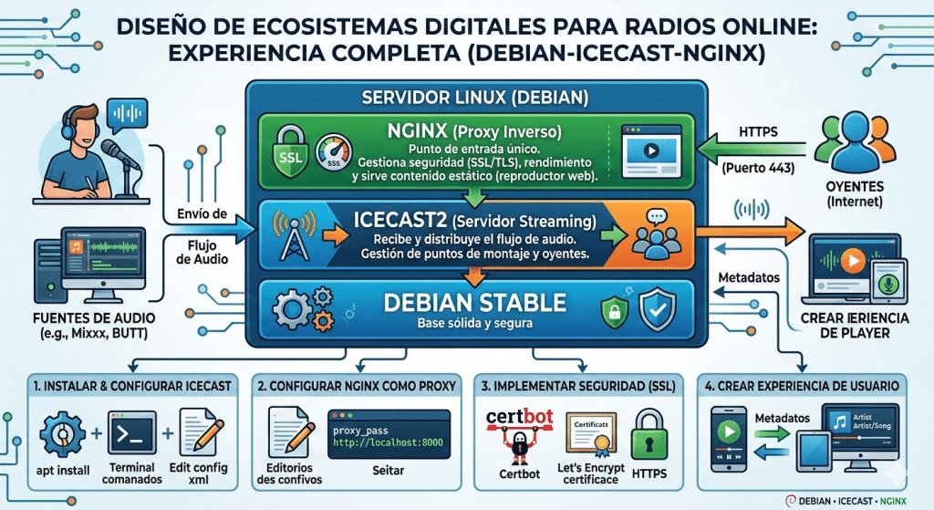 Diseño de ecosistemas digitales para radios online crear una experiencia completa
