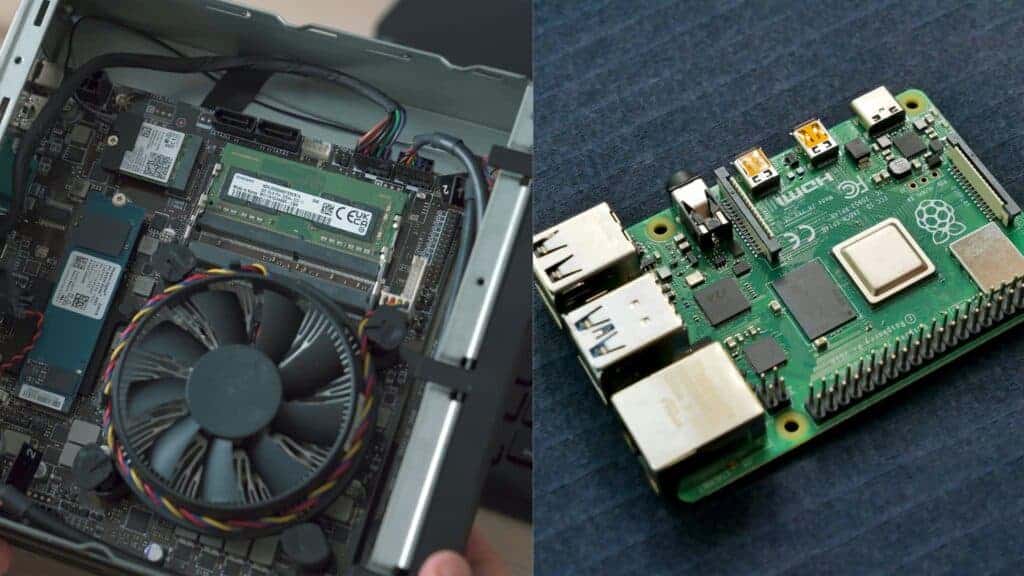 Lenovo thinkcentre vs raspberry pi para homelab