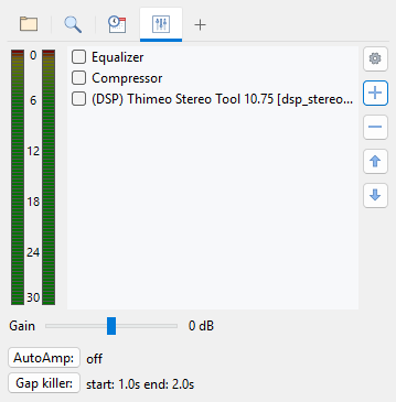 Dsp manager plugins de audio en radioboss